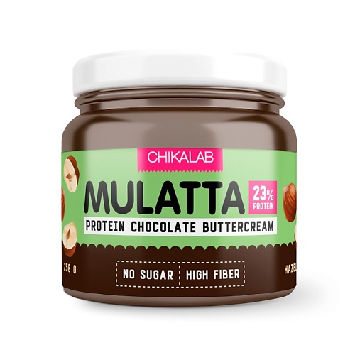 Здоровое питание CHIKALAB Шоколадная паста с фундуком MULATTA