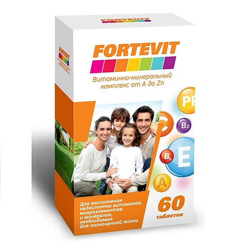 Таблетка ФОРТЕВИТ Витаминно-минеральный комплекс от А до Цинка
