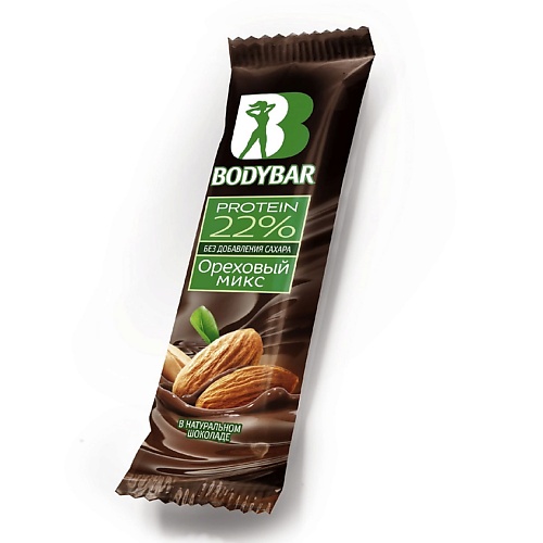 BODYBAR Батончик протеиновый Ореховый микс в горьком шоколаде AOD000026