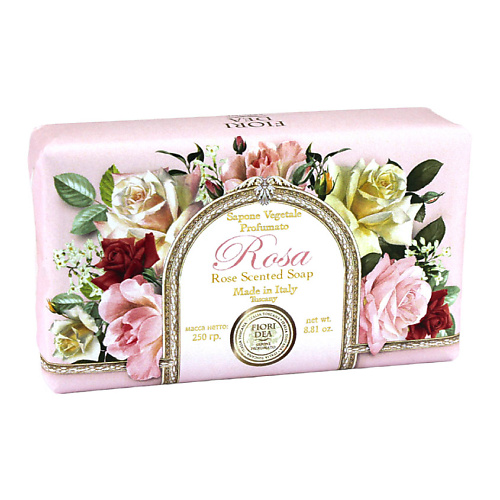 цена Мыло твердое FIORI DEA Мыло кусковое Роза Fiori Dea Rosa Scented Soap
