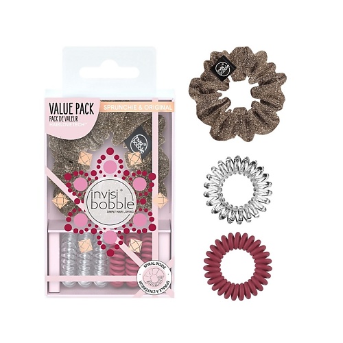 Аксессуары для волос INVISIBOBBLE Набор резинок для волос Queen for A Day