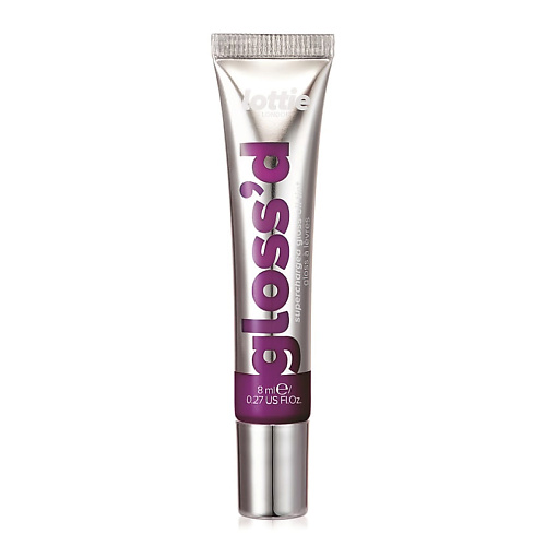 

LOTTIE LONDON Блеск для увеличения объема губ GLOSS'D frozen hot purple