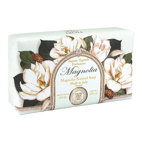 Мыло твердое FIORI DEA Мыло кусковое Магнолия Fiori Dea Magnolia Scented Soap fiori dea мыло кусковое mandarino e menta 100 г