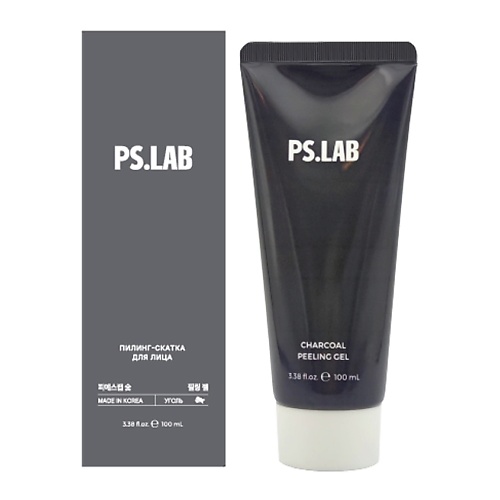 PS.LAB Пилинг-скатка для лица с древесным углем Charcoal Peeling Gel