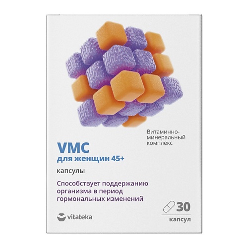 VITATEKA Витаминно-минеральный комплекс VMC для женщин 45+ vitateka куркумин премиум 464 мг