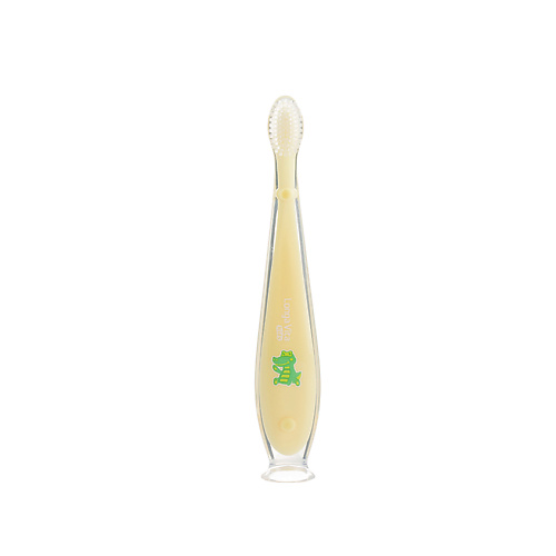 LONGA VITA Зубная щетка детская силиконовая с ограничителем для детей от 4 мес. longa vita зубная щетка детская вибрационная sport ролики