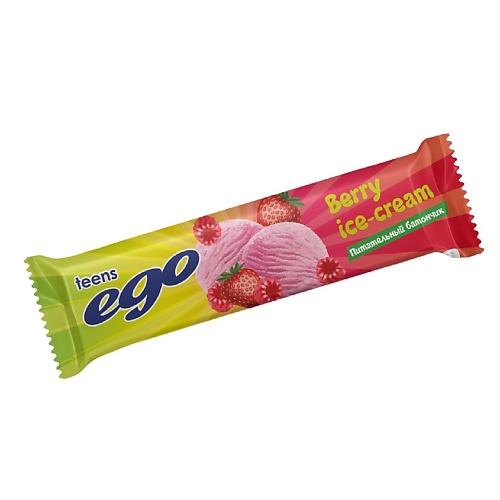 Здоровое питание EGO Батончик протеиновый Teens Ягодное мороженое в йогуртовой глазури
