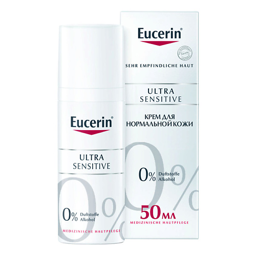 цена Крем для лица EUCERIN Успокаивающий крем для чувствительной кожи нормального и комбинированного типа UltraSensitive