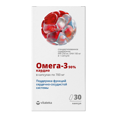 

VITATEKA Омега-3 90% 700 Мг, Омега-3 90% 700 Мг