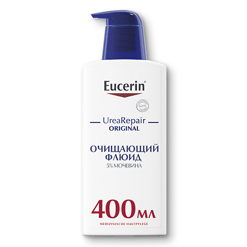 Молочко для душа EUCERIN Очищающий флюид с 5% мочевиной UreaRepair цена и фото