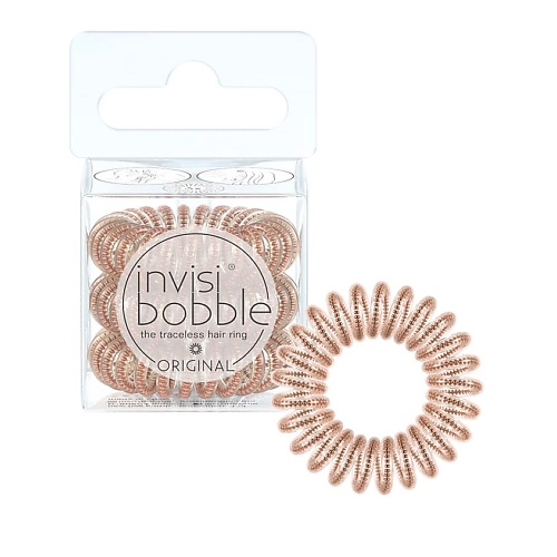 Резинка для волос INVISIBOBBLE Резинка-браслет для волос Bronze And Beads резинка браслет для волос invisibobble slim of bronze and beads 3 шт