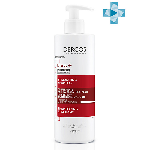 VICHY DERCOS Energy+ Шампунь против выпадения волос vichy dercos aminexil intensive 5 средство против выпадения волос для женщин