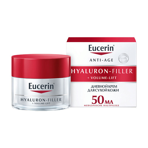 Крем для лица EUCERIN Крем для дневного ухода за сухой кожей Hyaluron-Filler + Volume-Lift SPF 15 eucerin hyaluron filler volume lift дневной уход за сухой кожей spf 15 50 мл