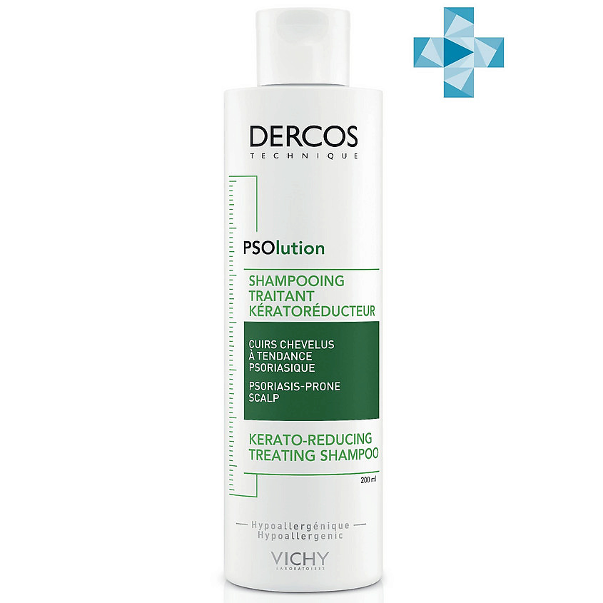 Шампуни VICHY DERCOS PSOlution Кераторегулирующий шампунь для кожи ...