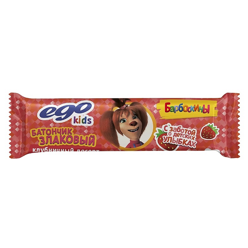 EGO Батончик злаковый Клубничный десерт купить по цене 49₽ в ЛЭТУАЛЬ