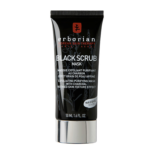 цена Скраб для лица ERBORIAN Скраб для лица черный Black Scrub Mask