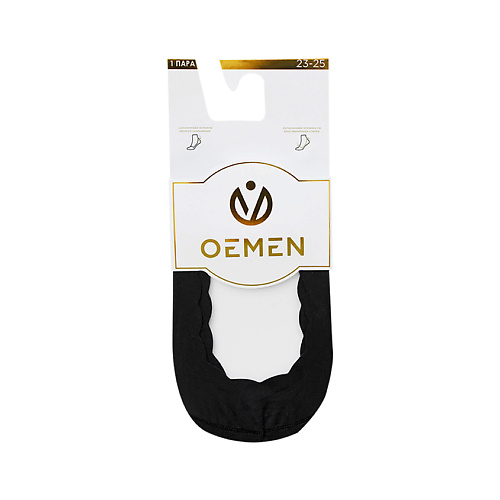 OEMEN Подследники 8015 черные носки мужские oemen классика черные р 40 46