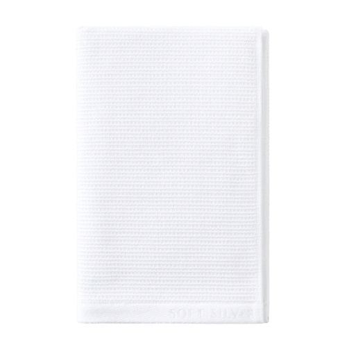 SOFT SILVER Антибактериальное махровое полотенце для тела с массажным эффектом, 65х140 см. Цвет: «Альпийский снег» (белый) полотенце махровое 50х80см жасмин белый 420 г м хл100%