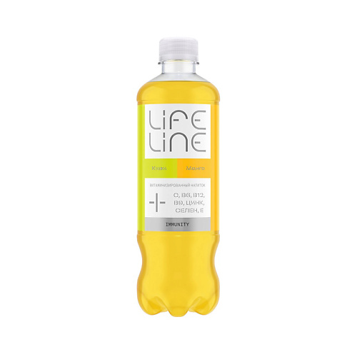 LIFELINE Напиток витаминизированный IMMUNITY со вкусом манго и киви lifeline напиток витаминизированный focus со вкусом персика и юзу