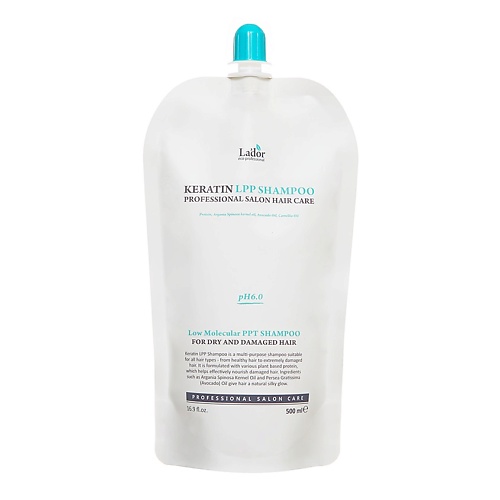 

LADOR Шампунь для волос с кератином сменный блок Keratin LPP Shampoo, Шампунь для волос с кератином сменный блок Keratin LPP Shampoo