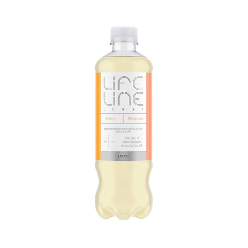 LIFELINE Напиток витаминизированный FOCUS со вкусом персика и юзу мармелад ударница со вкусом персика 325 г