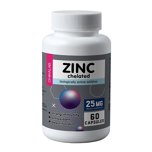 CHIKALAB Цинк хелат Zn 25 мг