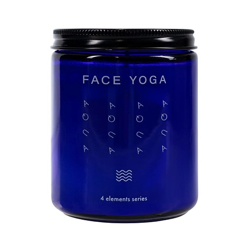 Свеча ароматическая FACE YOGA Свеча Aqua «4 Elements Series». Свеча Вода из серии «4 стихии» свеча практика face yoga mindfulness 180 мл