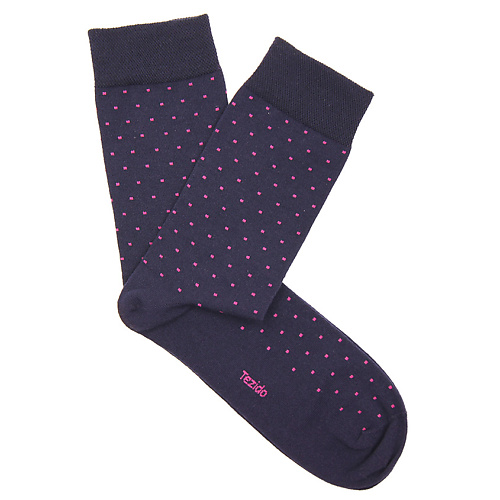 Носки TEZIDO Носки в горошек темно-синие темно синие носки cherry sock с вишенками