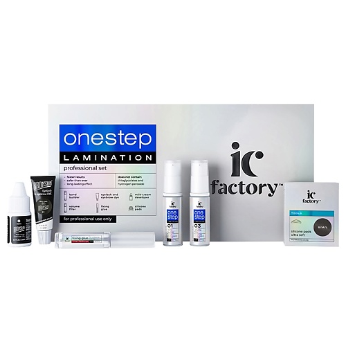 Состав для ламинирования ресниц IC FACTORY Набор для ламинирования ресниц ONE STEP LAMINATION