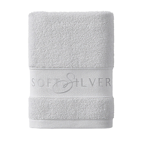 Купить SOFT SILVER Универсальное антибактериальное махровое полотенце 50/90 Silver Благородное серебро