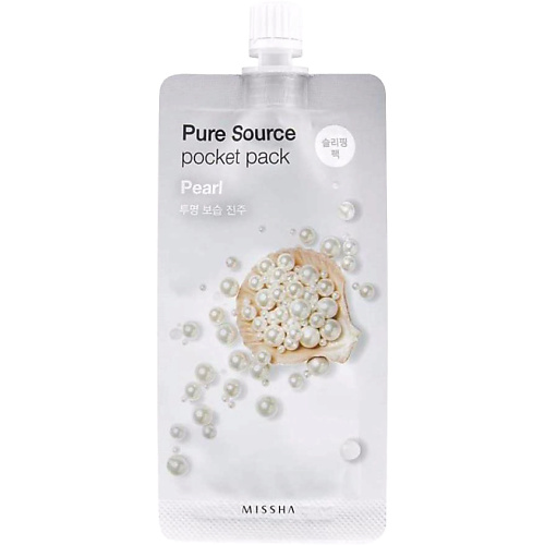 MISSHA Маска кремовая ночная Pure Source с экстрактом жемчуга missha маска кремовая ночная pure source с медом