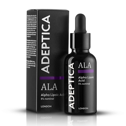 ADEPTICA Обогащающий концентрат для лица «Альфа-липоевая кислота, 5% nominal» Enriching Concentrate Alpha Lipoic Acid 5% nominal восстанавливающий крем для лица alpha beta