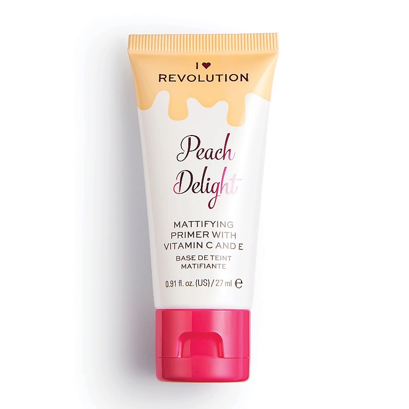 I HEART REVOLUTION Праймер матирующий Peach Delight Mattifying Primer ...