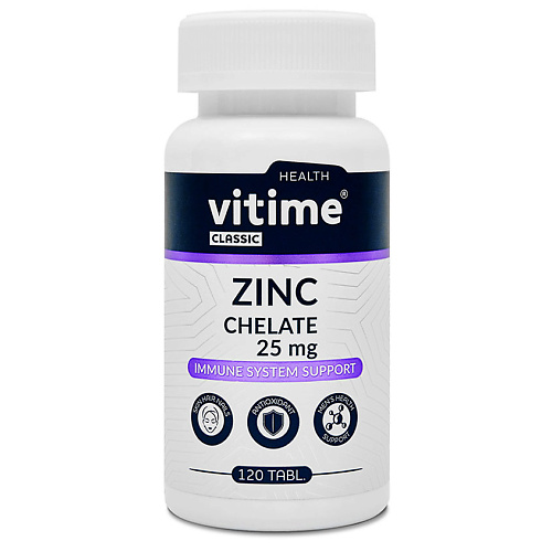 Витамины, антиоксиданты, минералы VITIME Classic Zn Chelate /ВИТАЙМ Классикc Цинк Хелат