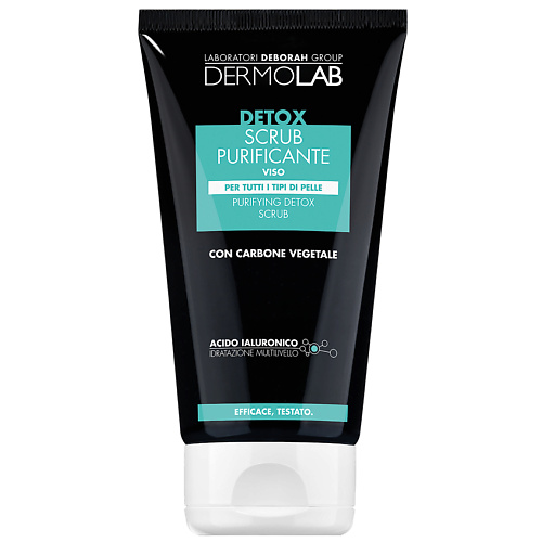 фото Deborah скраб для лица очищающий dermolab purifying detox scrub