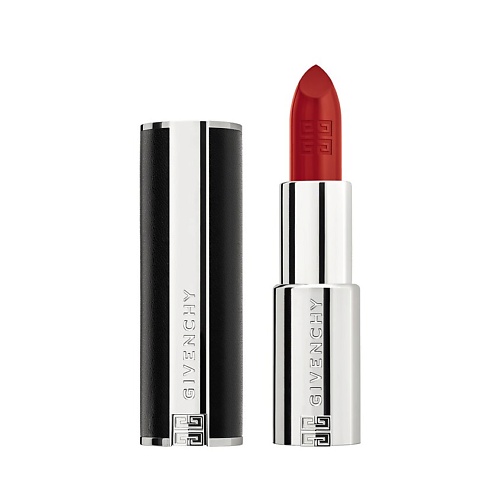 фото Givenchy сияющая и полуматовая губная помада le rouge interdit intense silk