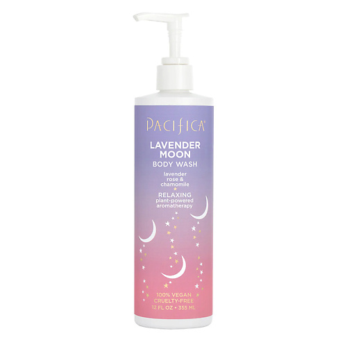 Гель для тела PACIFICA Гель для душа с лавандой Body Wash - Lavender Moon pacifica lavender moon гель для душа лаванда роза и ромашка 355 мл 12 жидк унций