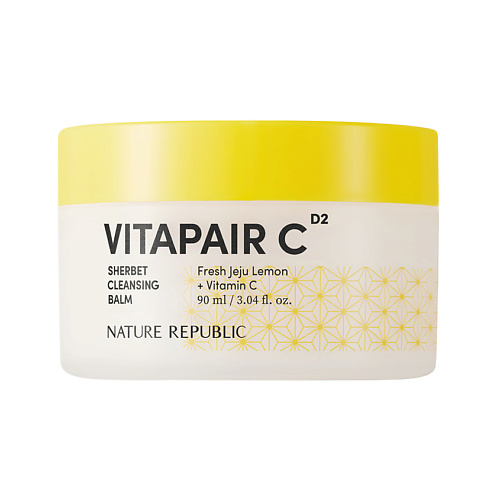 NATURE REPUBLIC Бальзам щербет для умывания с экстрактом лимона Vitapair C