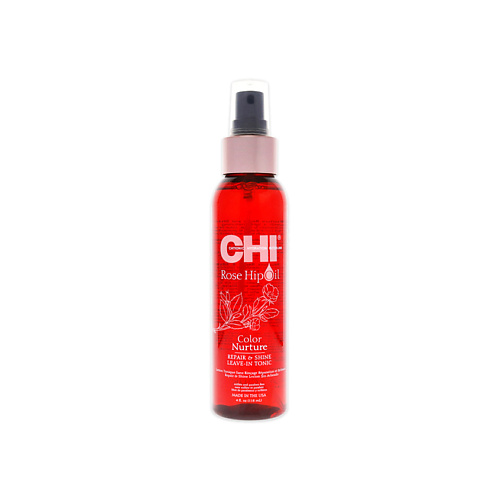 CHI Тоник несмываемый с маслом шиповника для окрашенных волос Rose Hip Oil Color Nurture Repair and Shine Leave-In Tonic завершающий тоник hi repair