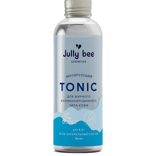 JULLY BEE Тоник матирующий для жирного типа кожи sativa day face cream дневной крем для лица для жирного чувствительного типа кожи 33 50 мл