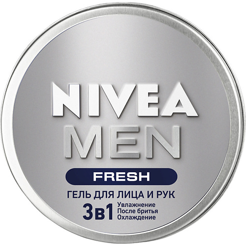 NIVEA Мужской гель для лица и рук 3в1 «fresh» come on крем для лица мужской увлажняющий с эффектом максимального ухода за кожей 200