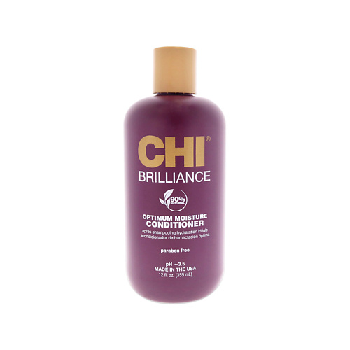 Кондиционер для волос CHI Кондиционер для волос увлажняющий Deep Brilliance Optimum Moisture Conditioner несмываемая сыворотка для волос chi deep brilliance 89 мл