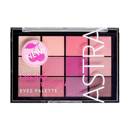 ASTRA Палетка теней Temptation Palette тени для век a blending pro eyeshadow palette 12586 03 соблазн nude temptation 6 2 г