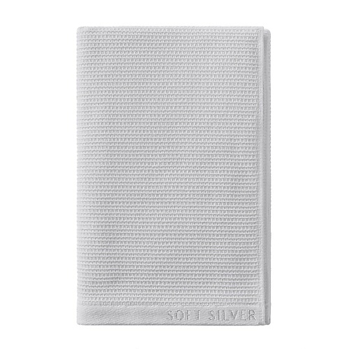 SOFT SILVER Антибактериальное махровое полотенце для тела с массажным эффектом, 65х140 см. Цвет: «Благородное серебро» (серый) полотенце именное махровое