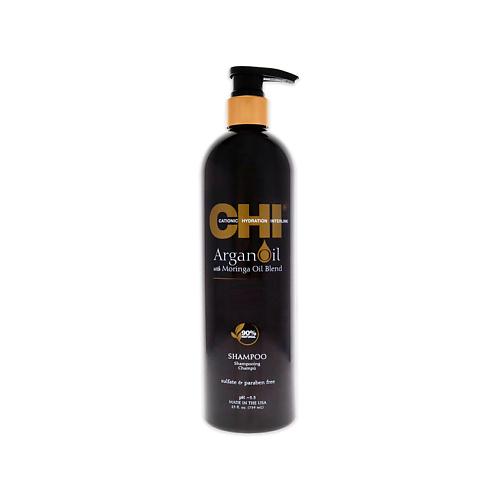 CHI Шампунь для волос с аргановым маслом Argan Oil Plus Moringa Oil Shampoo