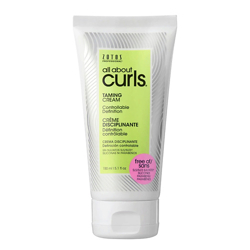 Крем для укладки волос ALL ABOUT CURLS Крем для придания формы вьющимся волосам Taming Cream шампуни all about curls набор для вьющихся волос deluxe moisture kit