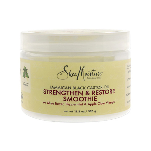 Крем для укладки волос SHEA MOISTURE Крем для укладки волос смягчающий Jamaican Black Castor Oil Strengthen and Restore Smoothie Cream shea moisture curl enhancing smoothie w slik protein and neem oil 57 g