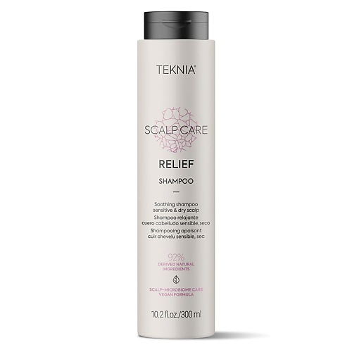 LAKME Шампунь Relief мицеллярный бессульфатный успокаивающий для сухой и чувствительной кожи головы Teknia Scalp Care Relief Shampoo