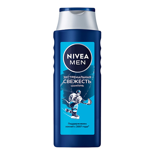 Шампунь для волос NIVEA MEN Шампунь-уход Экстремальная свежесть nivea део стик муж nivea men экстремальная свежесть 50 мл