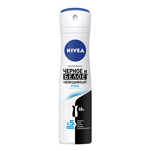 nivea men дезодорант антиперспирант спрей черное и белое невидимый original NIVEA Дезодорант-антиперспирант  спрей 